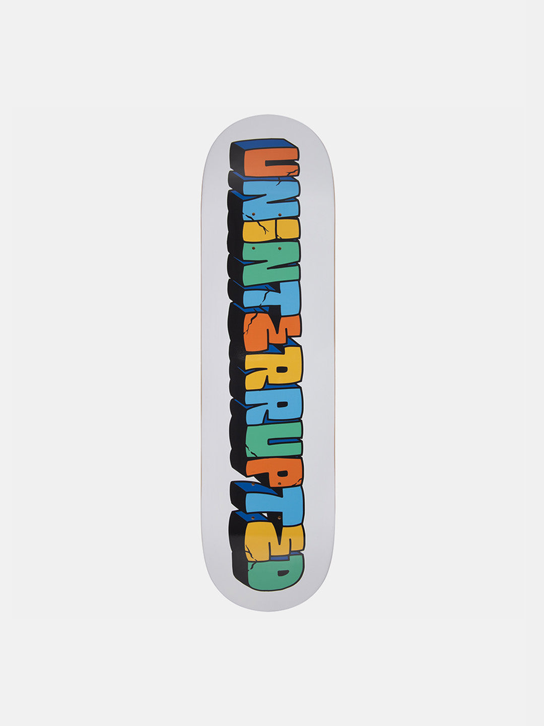UN Concrete Skateboard Deck White