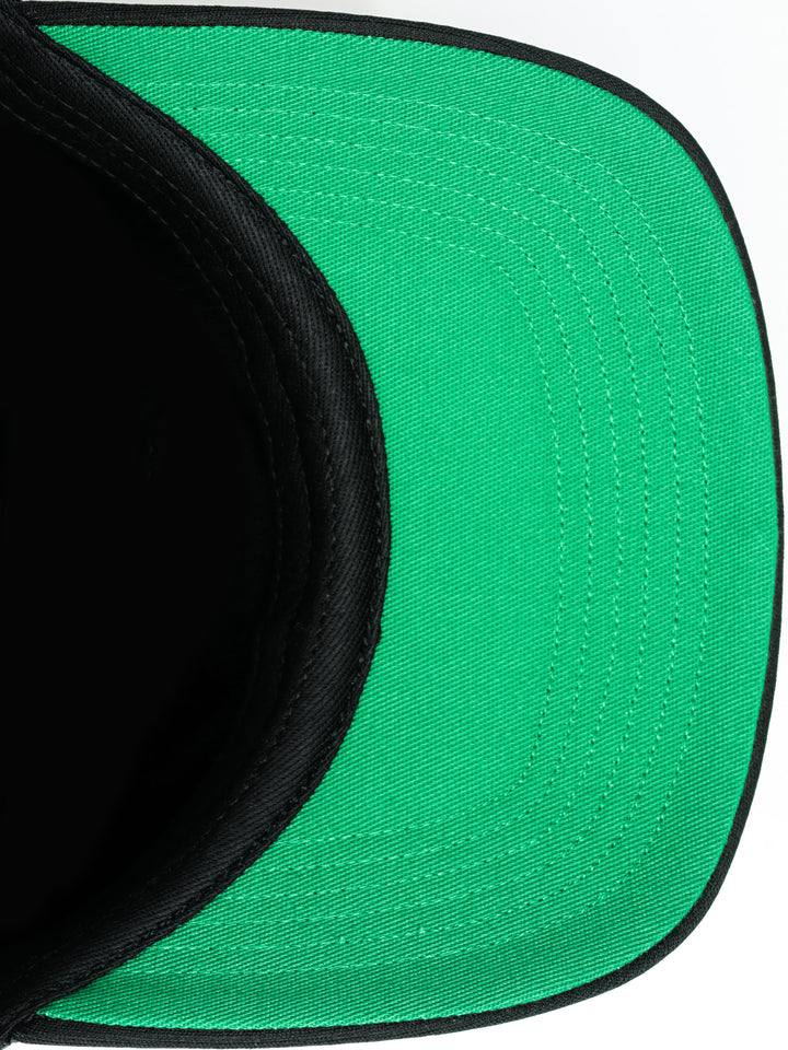 The Motor Club Trucker Hat Black - Underbrim
