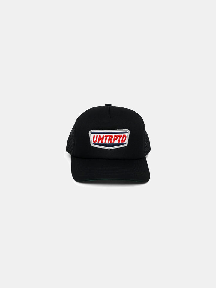 The Motor Club Trucker Hat Black - Front