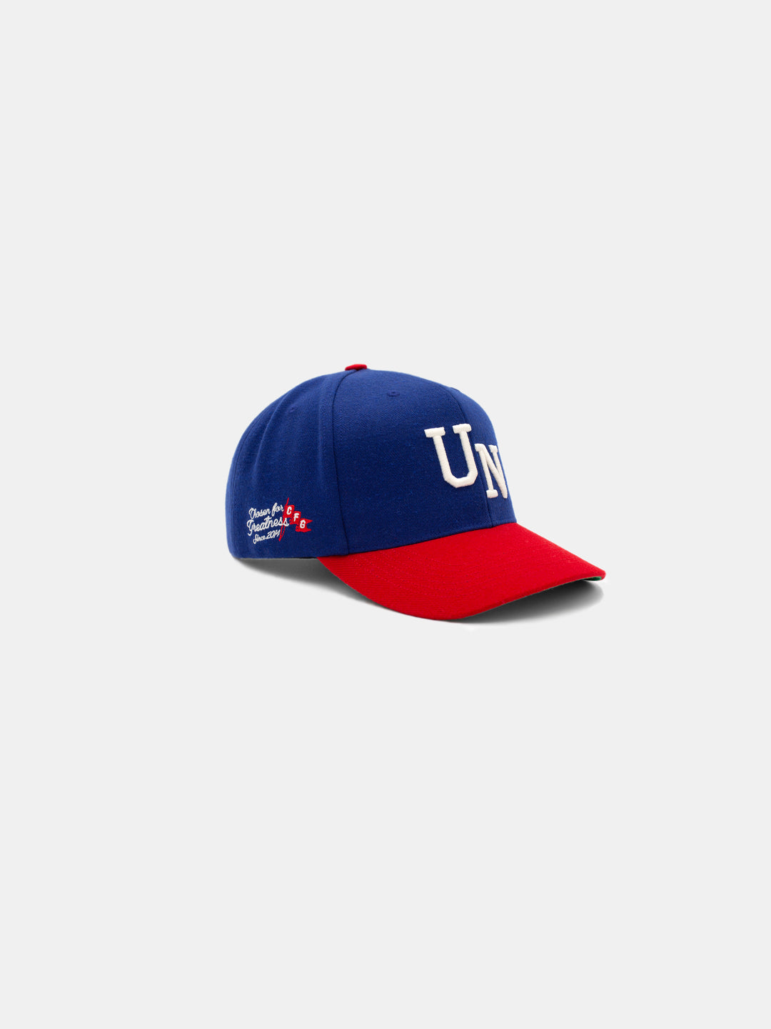Chosen UN Snapback Hat Royal Blue/Red - Side