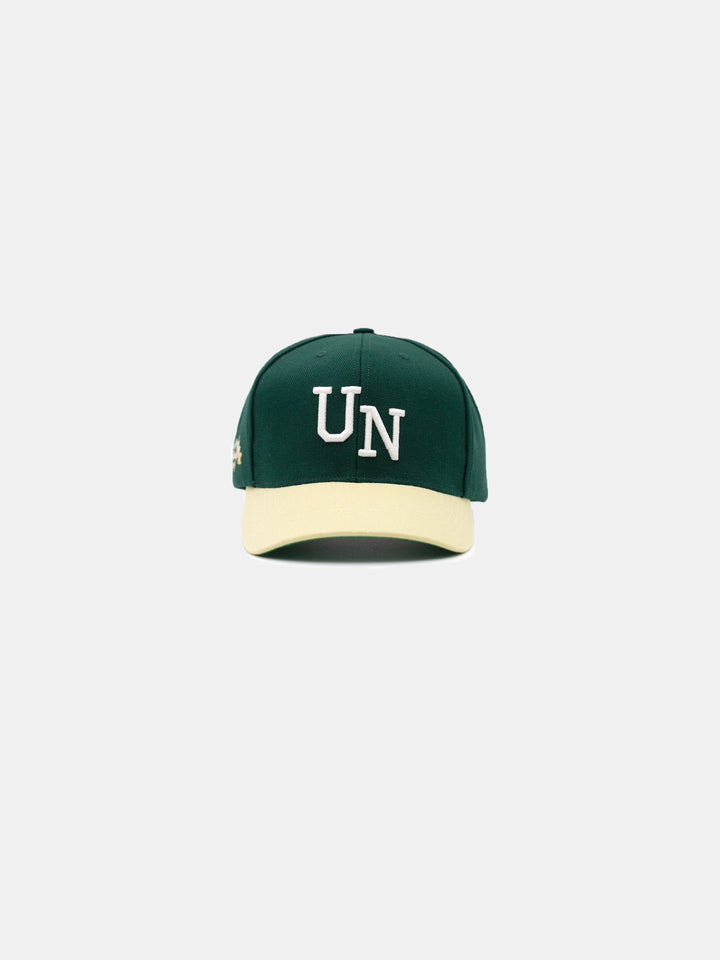 Chosen UN Snapback Hat Green/Gold - Front