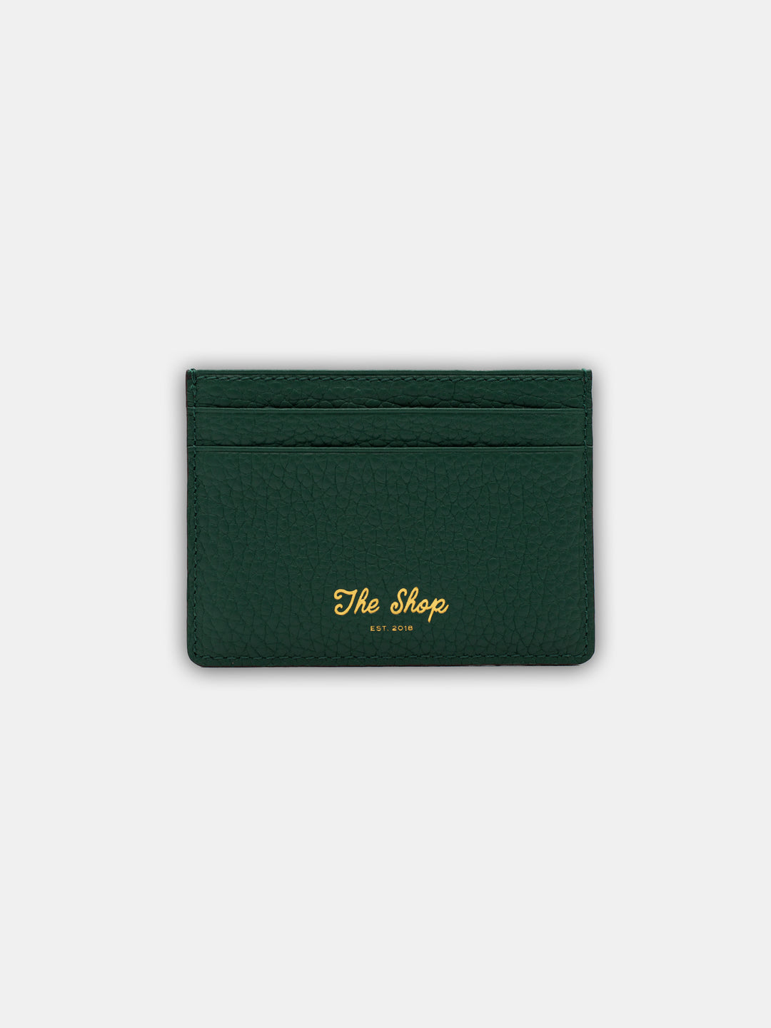 The Shop Leather Card Holder Forest Green