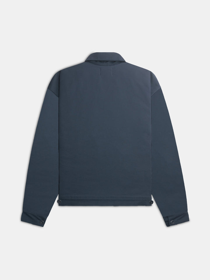 The Motor Club Mechanics Jacket True Navy - Back
