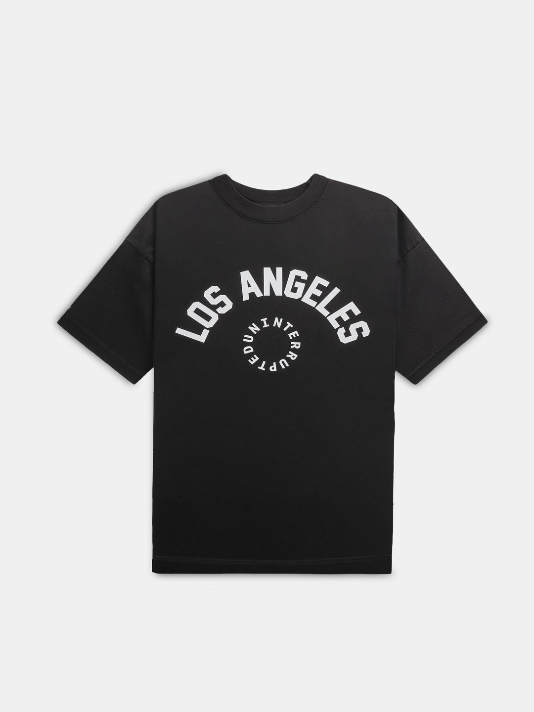 Los Angeles Circle Logo Tee Black