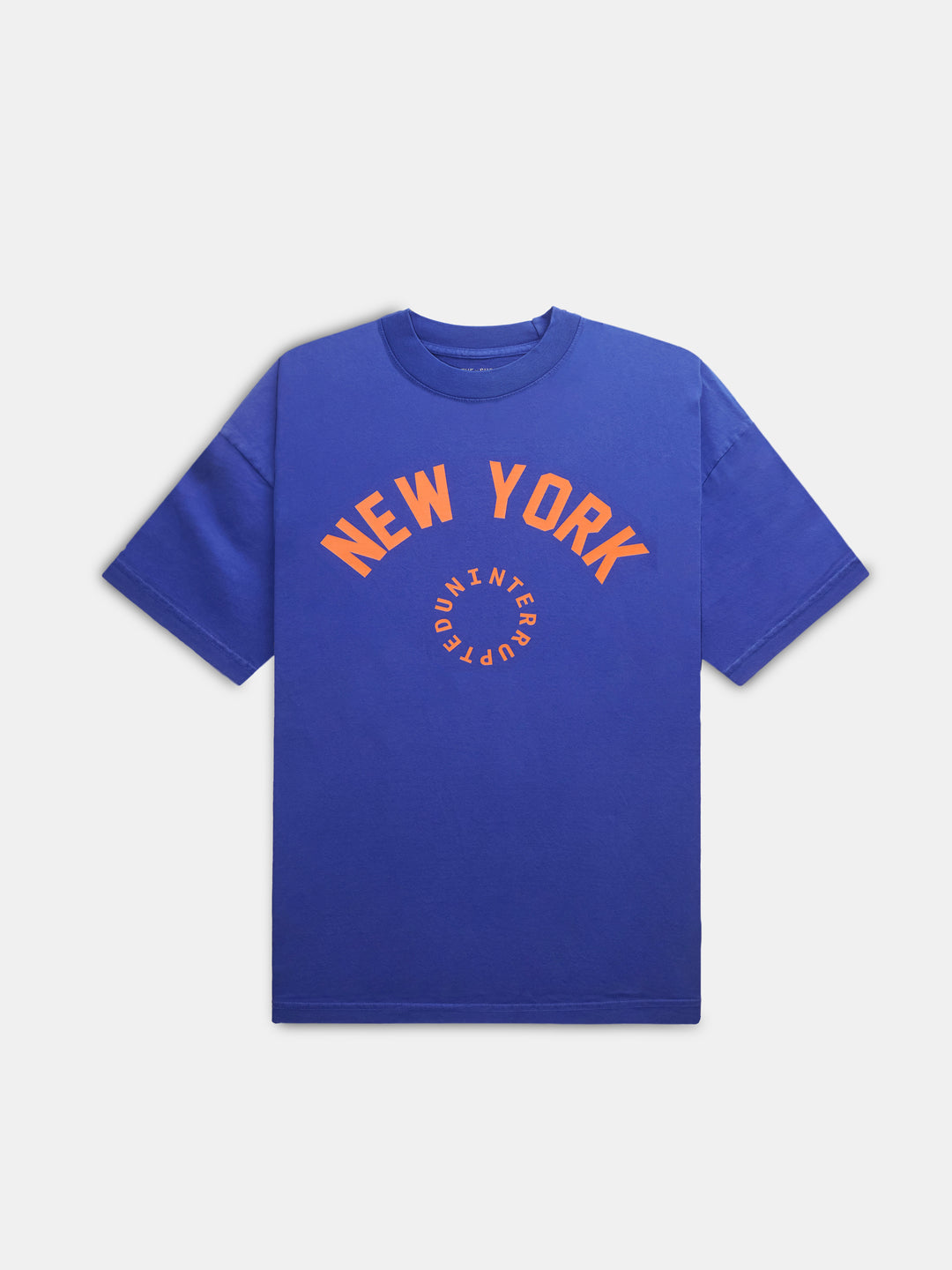 New York Circle Logo Tee Blue