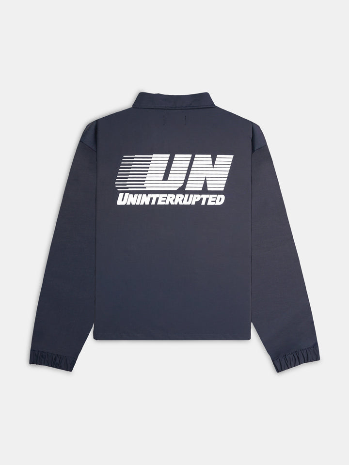 UN Motion Coaches Jacket True Navy - Back