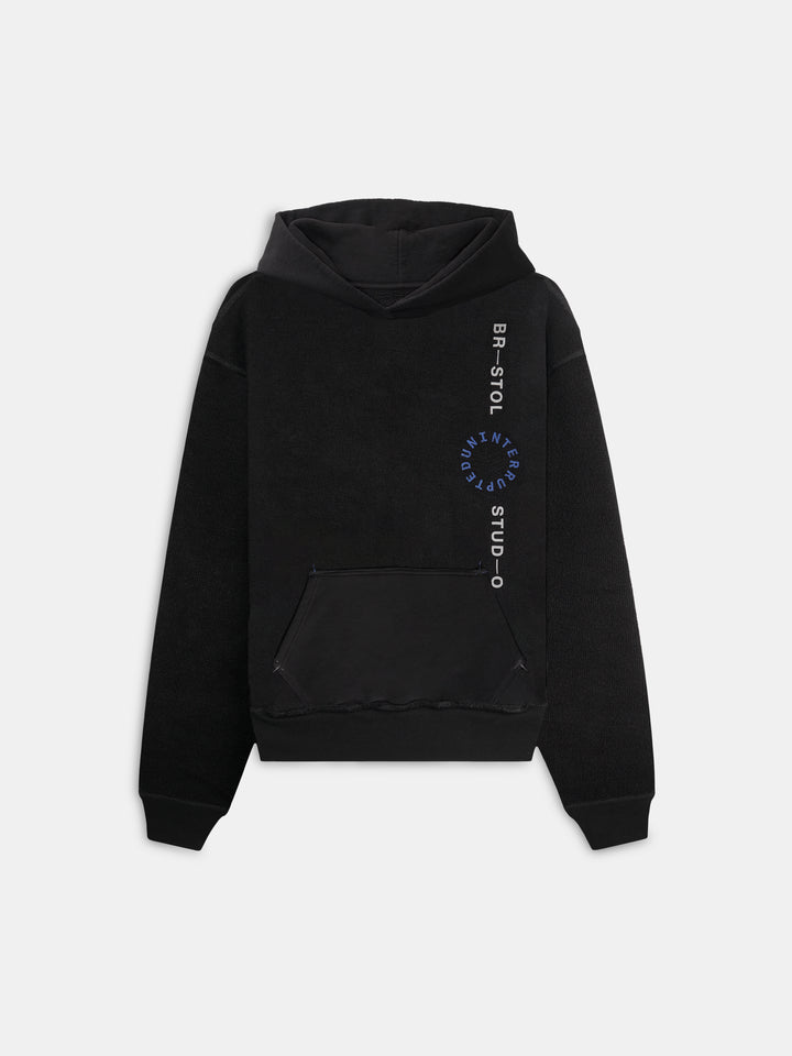 UNINTERRUPTED X Bristol Studio Reversible Hoodie Black - Reverse Front