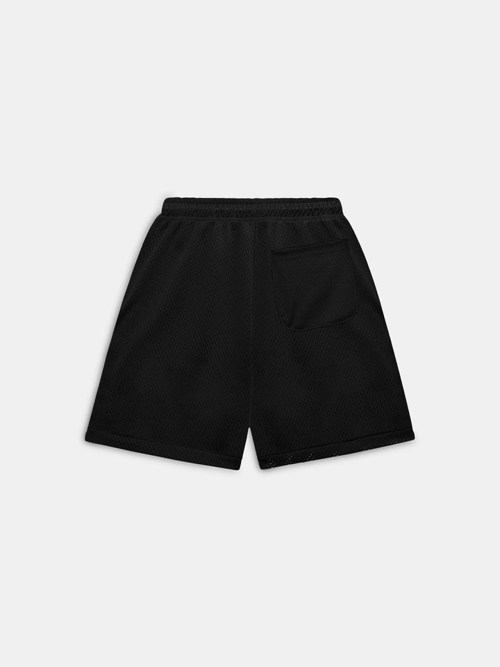Fundamentals Mesh Shorts Black - Back