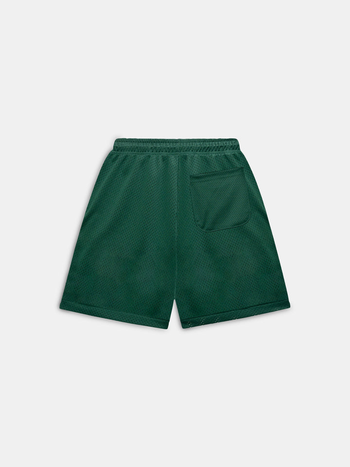 Fundamentals Mesh Shorts Ivy Green - Back