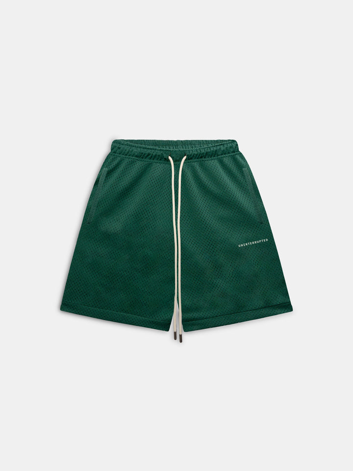 Fundamentals Mesh Shorts Ivy Green - Front