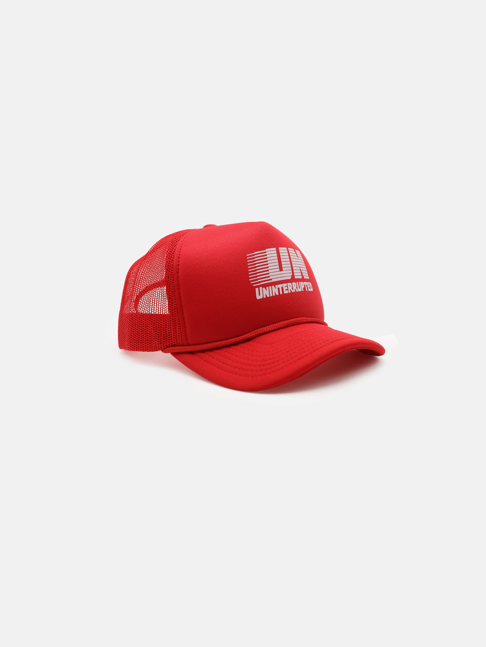 UN Motion Snapback Trucker Hat Red - Side