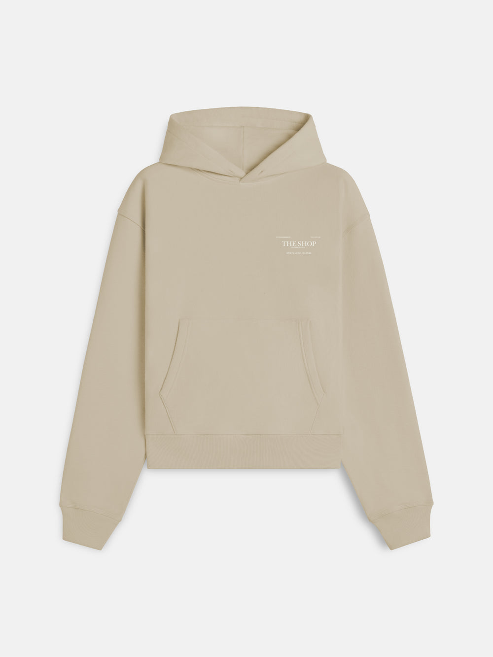 The Shop Chair Hoodie Sand - Front
