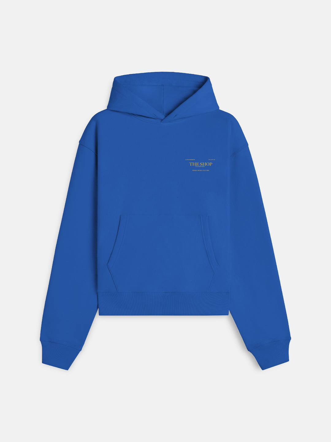 The Shop Chair Hoodie Azure Blue - Front