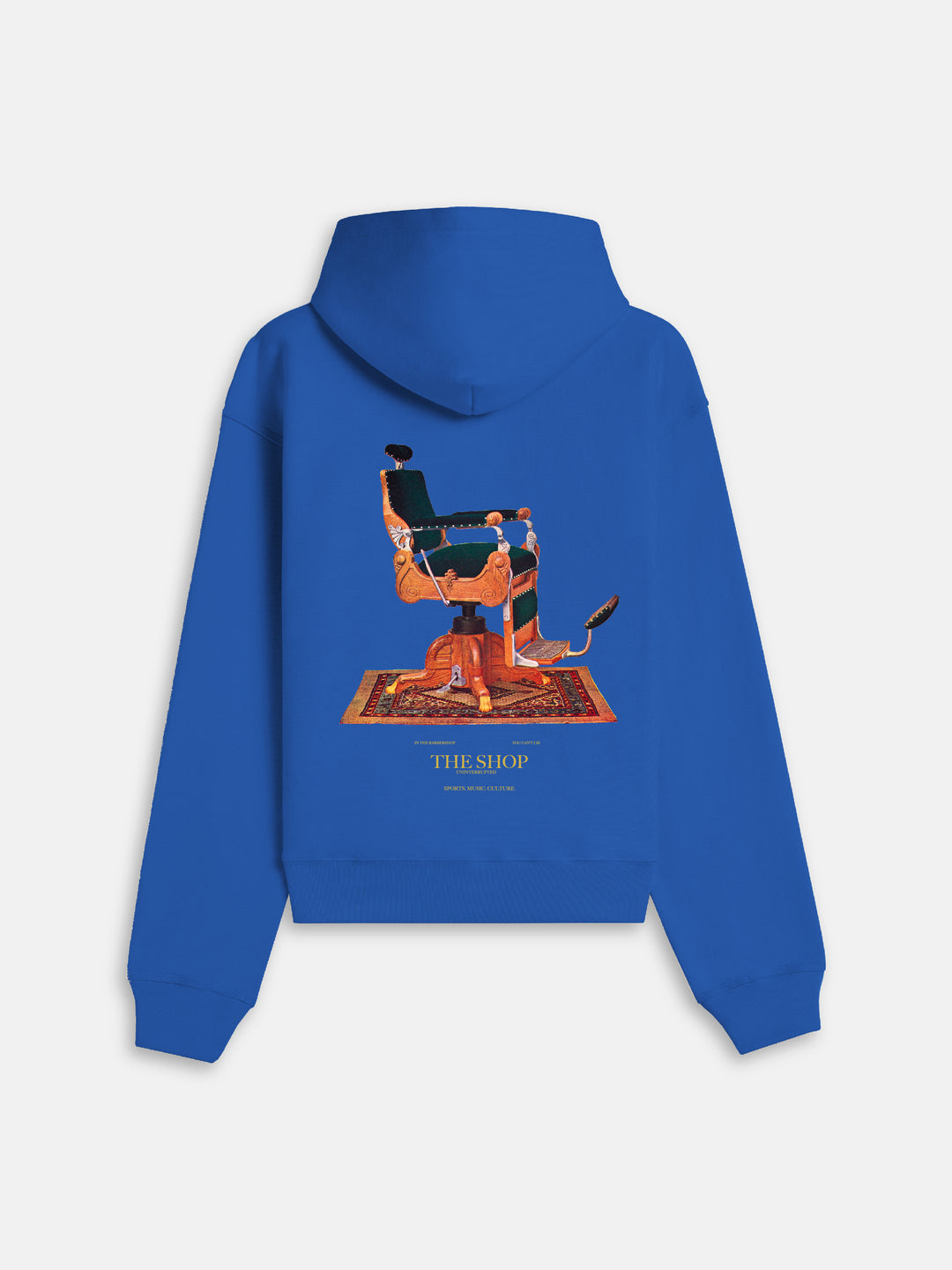 The Shop Chair Hoodie Azure Blue - Back