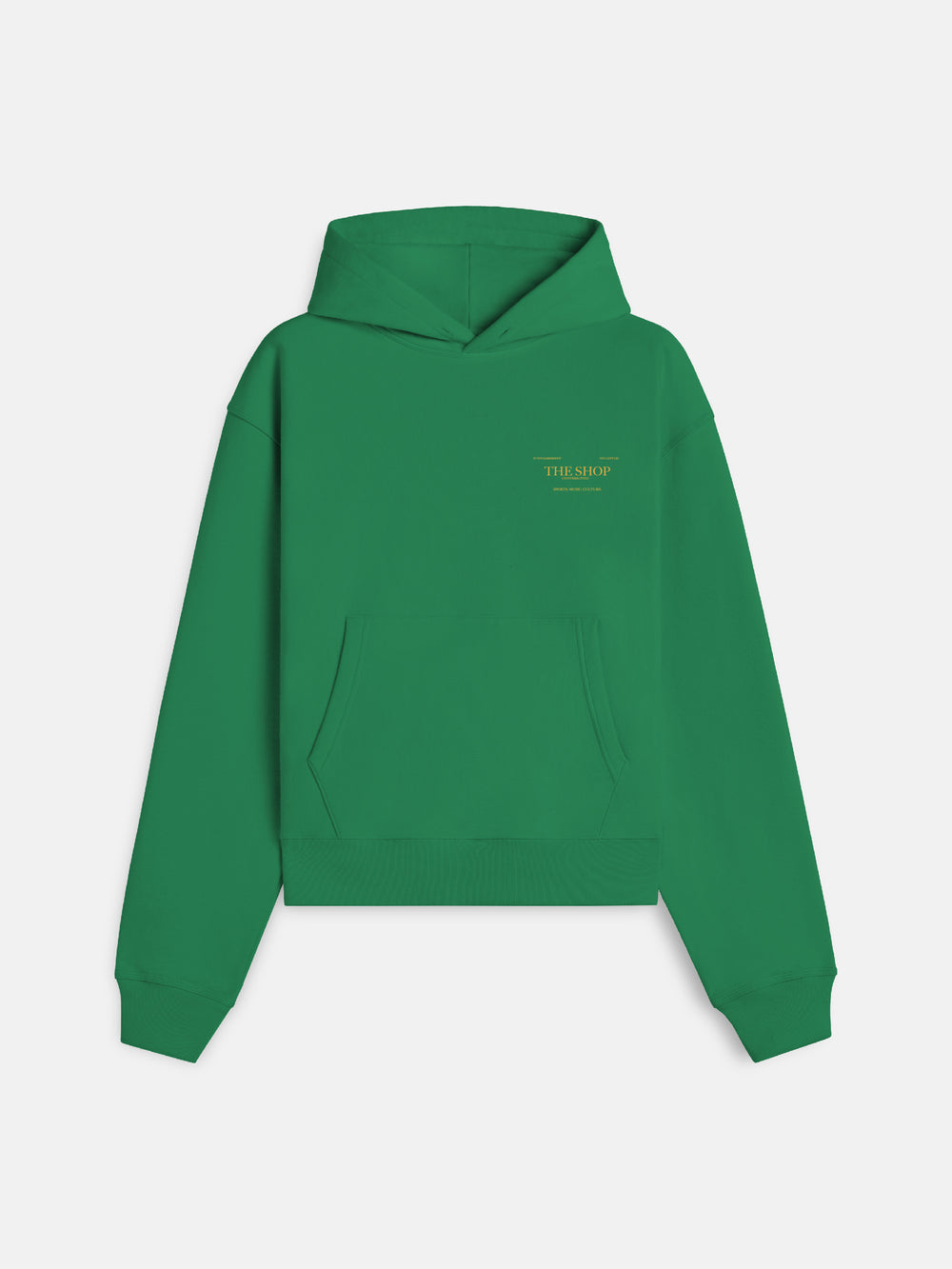The Shop Chair Hoodie Emerald Green - Front