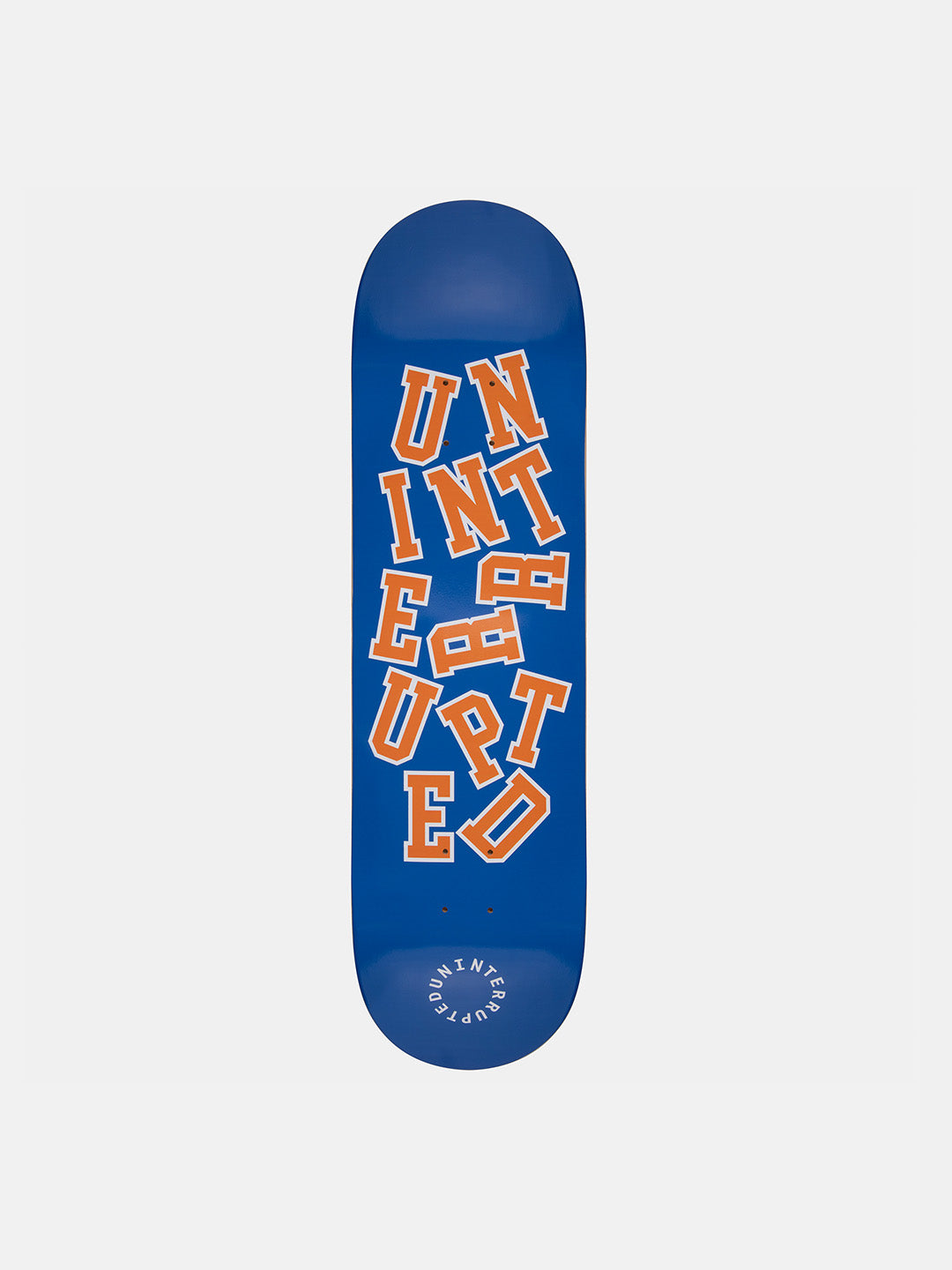 UN Crooked Skateboard Deck Blue