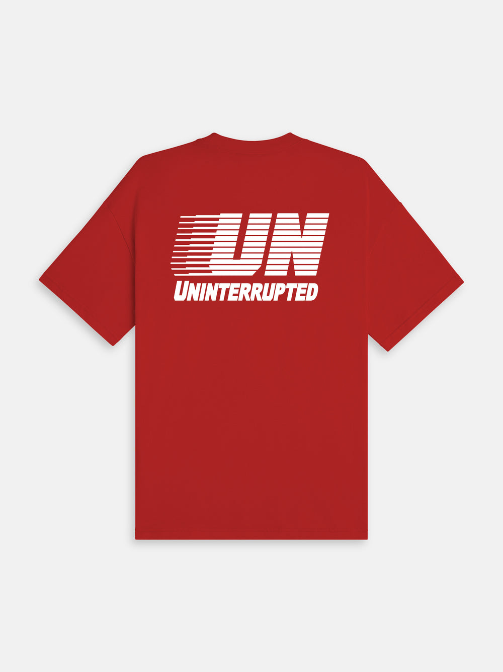 UN Motion Graphic Tee Red - Back