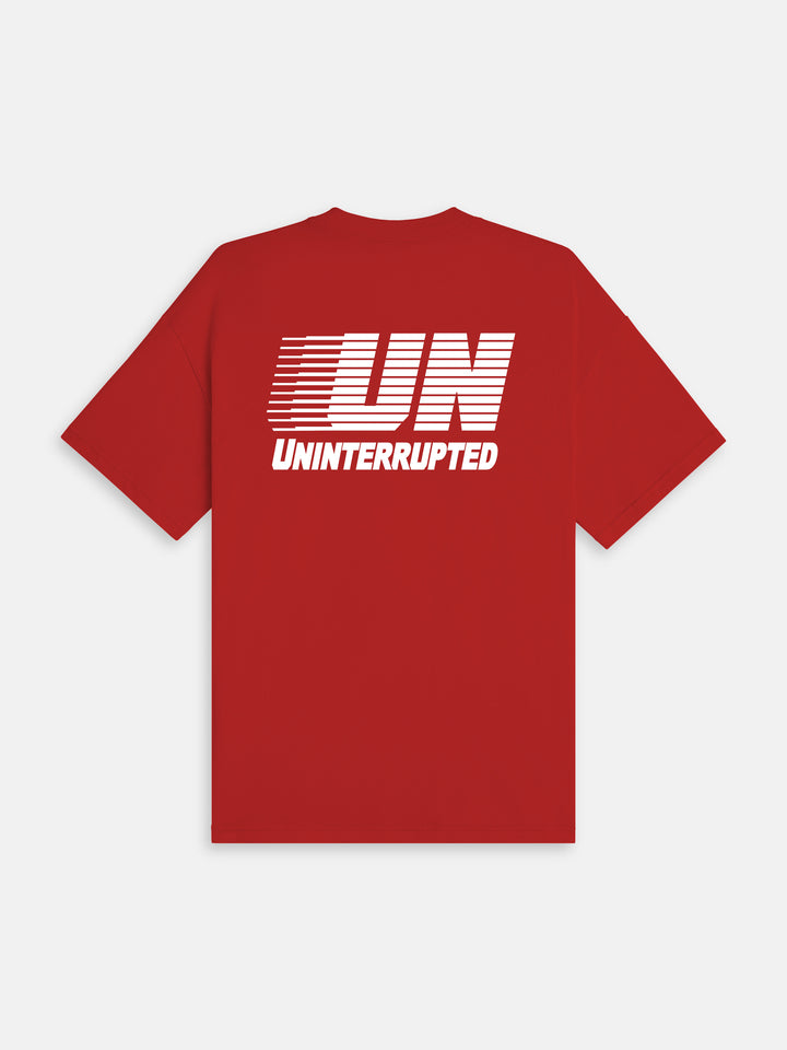 UN Motion Graphic Tee Red - Back