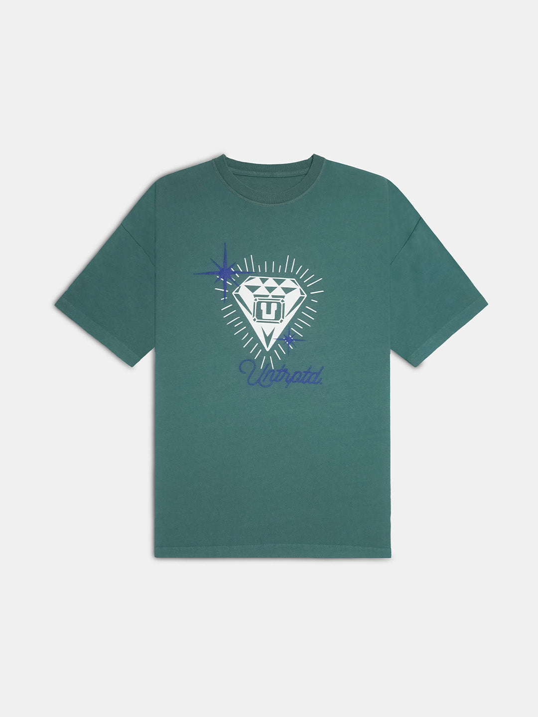 300 Club Diamond Graphic Tee Emerald Green - Front