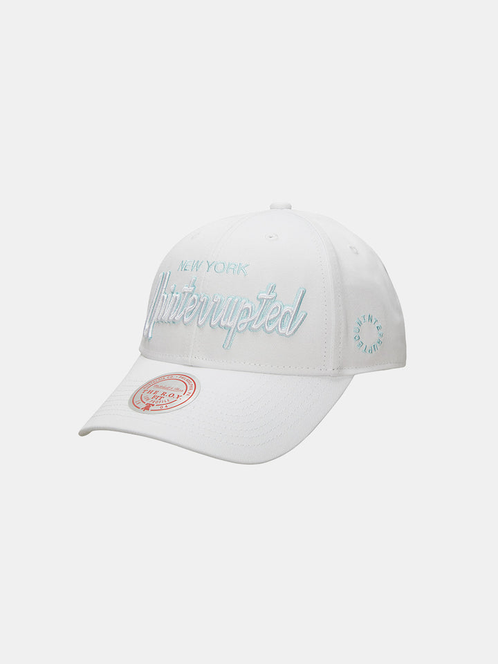 front view of the white hat