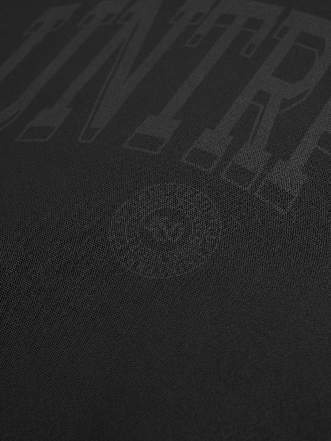 Fundamentals Crewneck Campus Sweatshirt Black - Detail