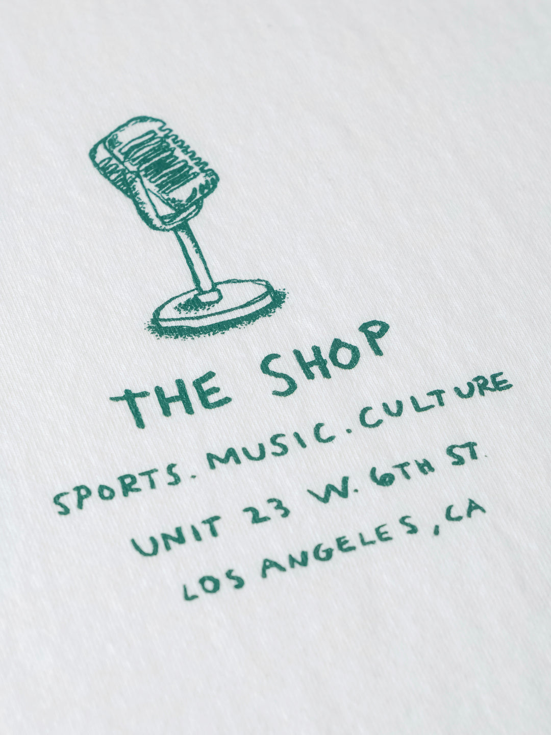 The Shop By Hand Tee Ivory - Detail