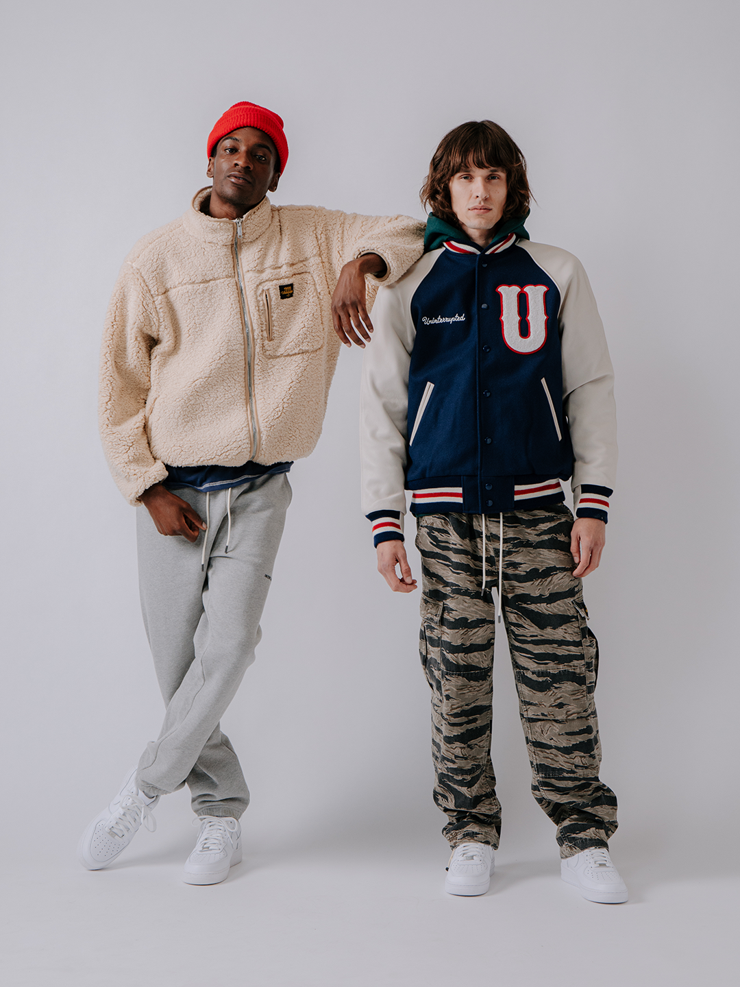 Fundamentals Sherpa Fleece Camel - On Body