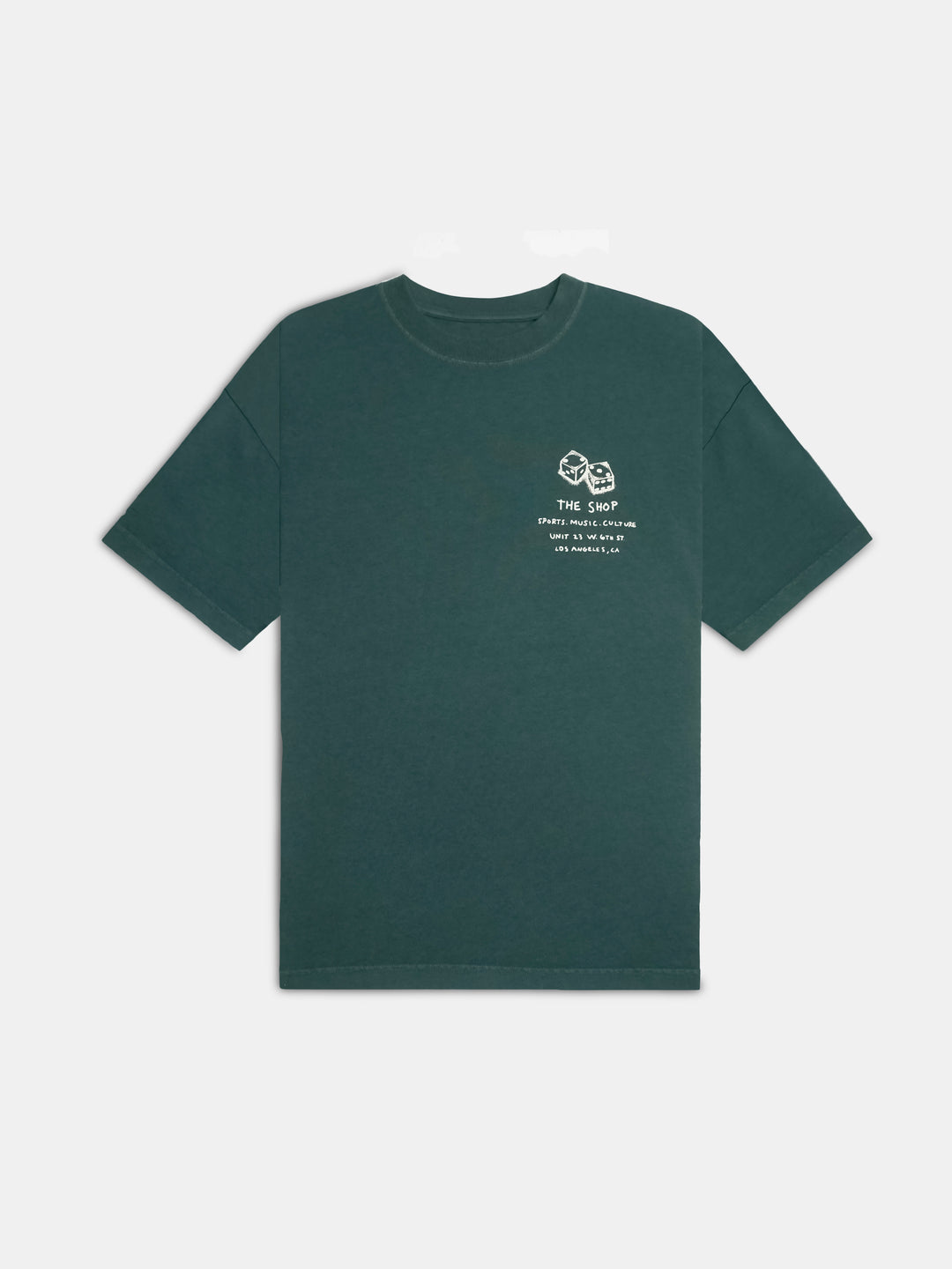 The Shop By Hand Tee Forest Green - Front