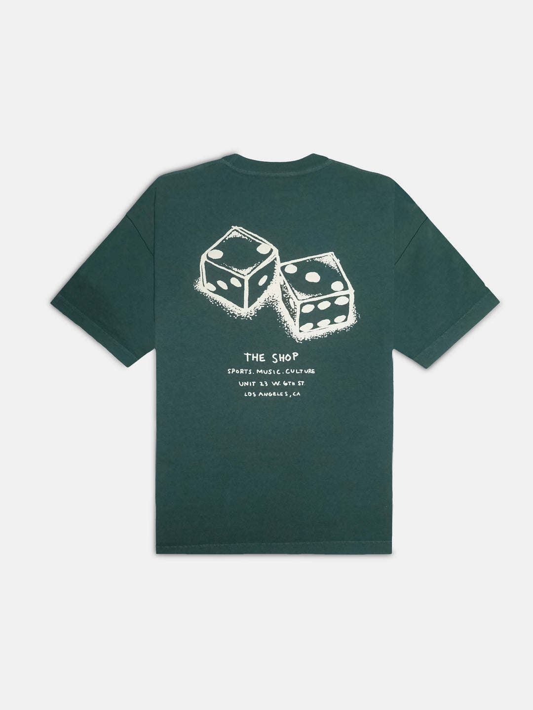 The Shop By Hand Tee Forest Green - Back