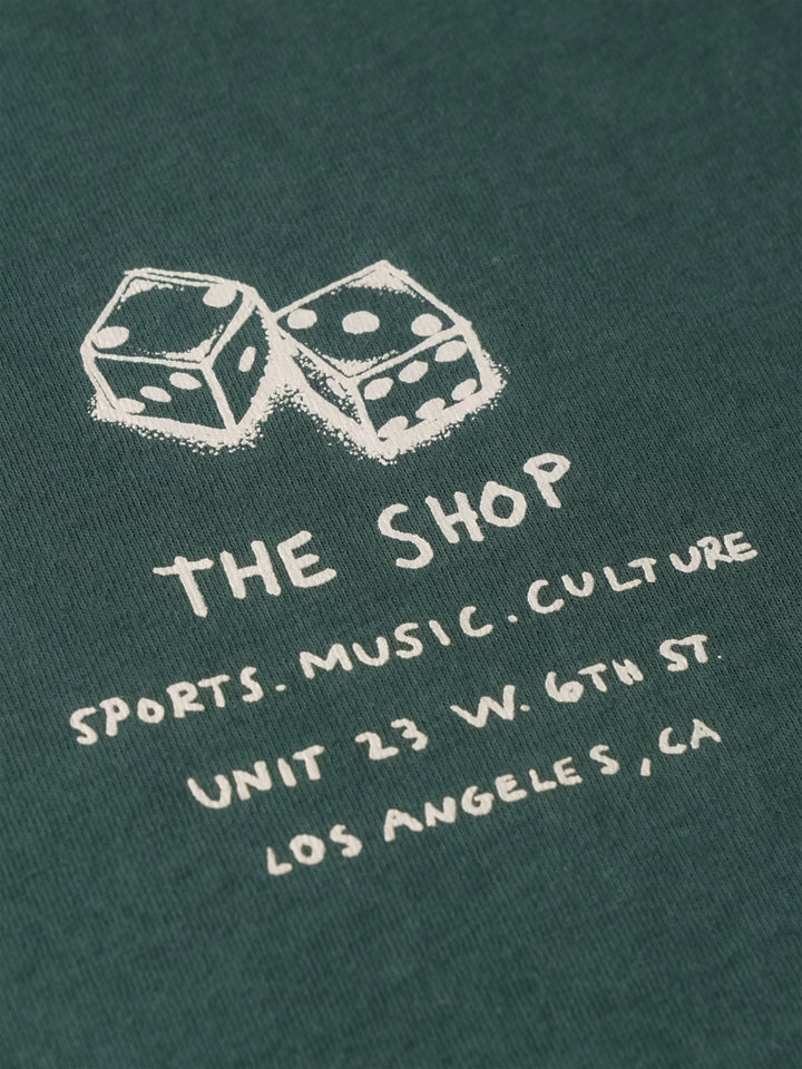 The Shop By Hand Tee Forest Green - Detail