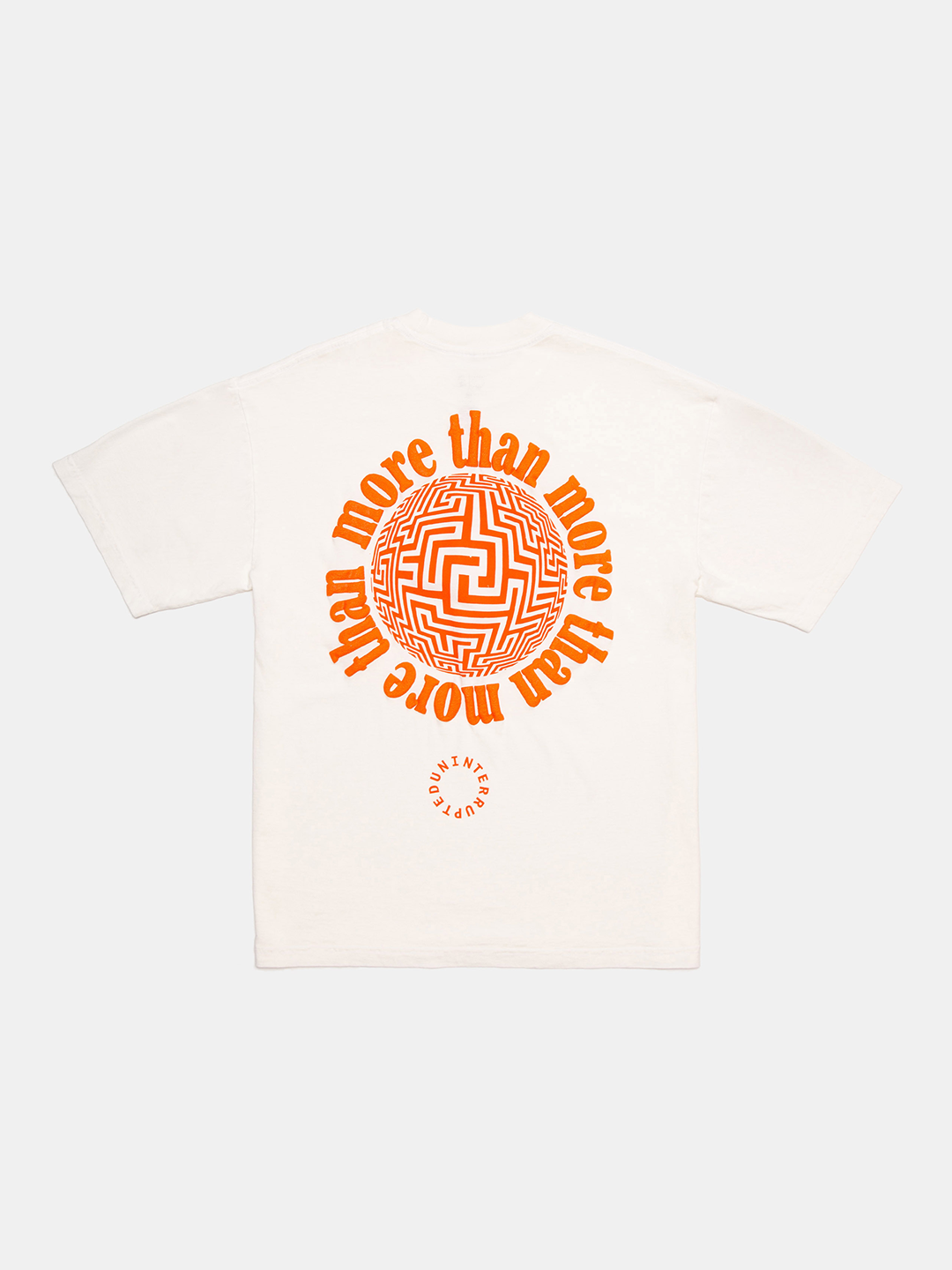 MORE THAN A VOYAGE ATTRIBUTE TEE OFF WHITE - back, more than writing in a circle