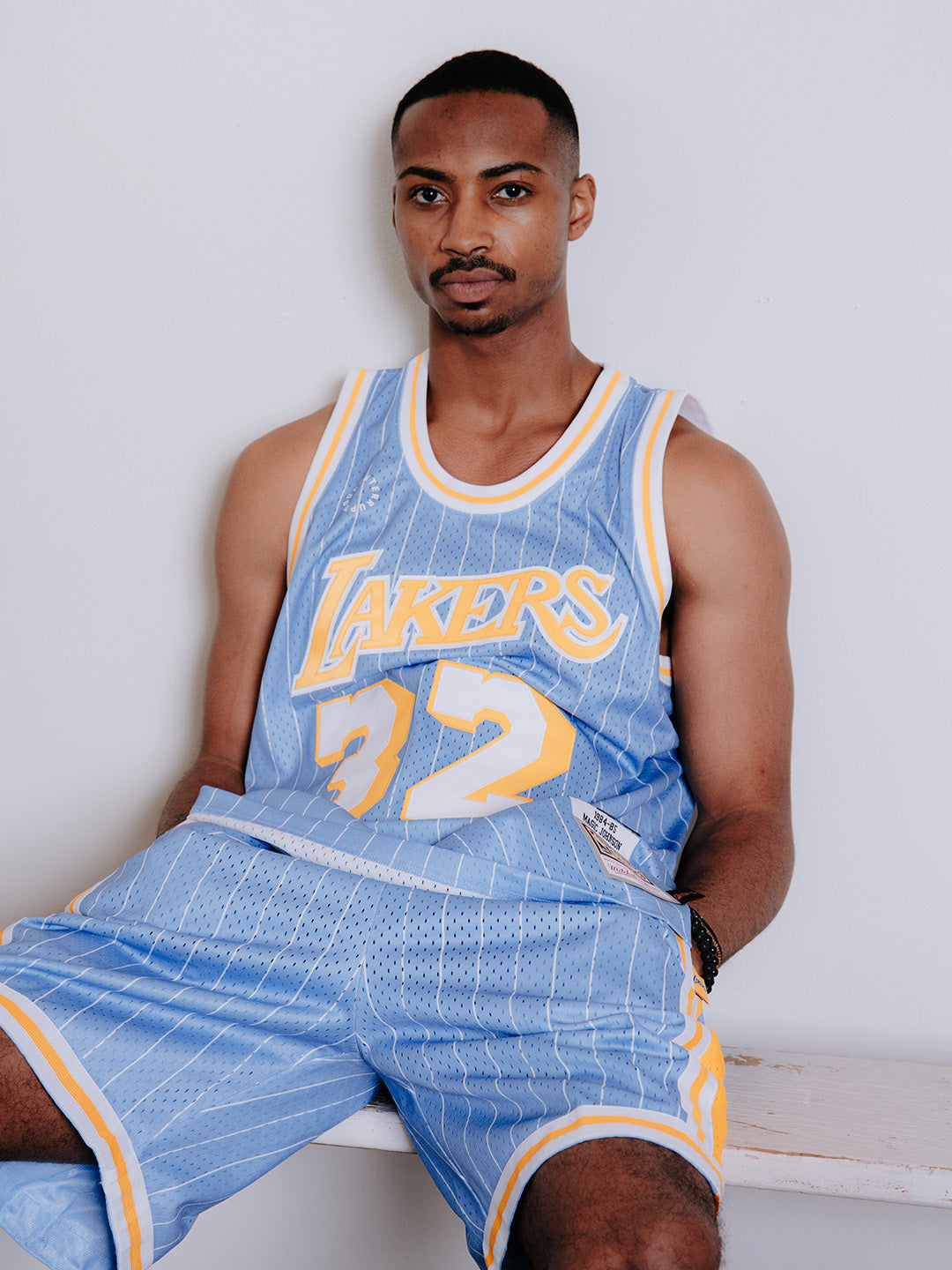UNINTERRUPTED X Mitchell & Ness Legends Jersey Lakers - On Body