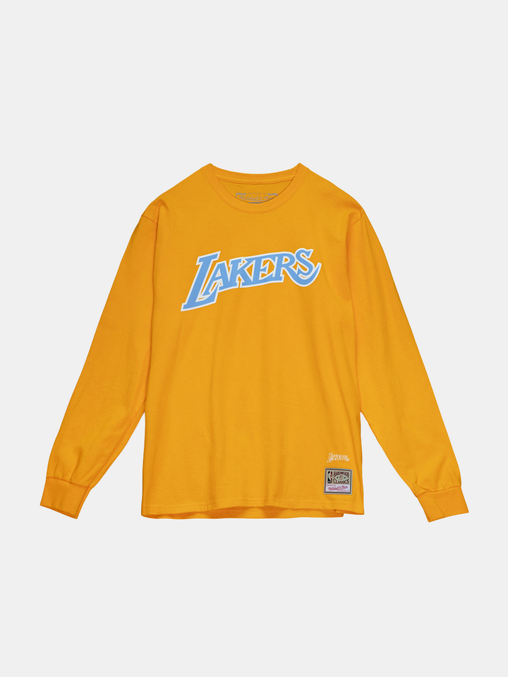 UNINTERRUPTED X Mitchell & Ness Legends Long Sleeve Tee Lakers - Front