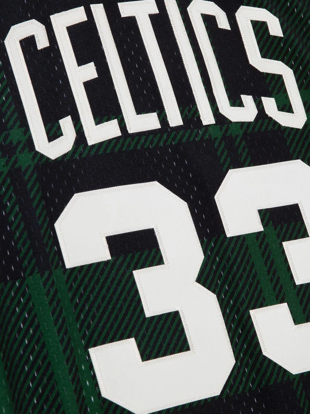 close up of the celtics and 33