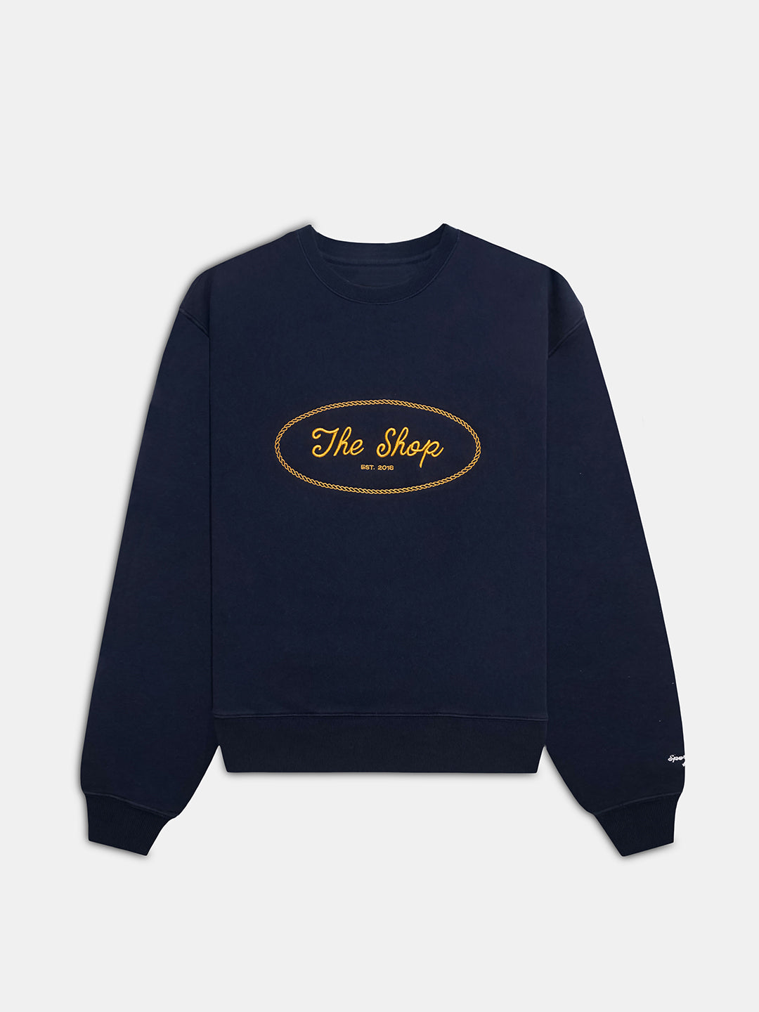 The Shop By Hand Crewneck Sweatshirt True Navy - Front