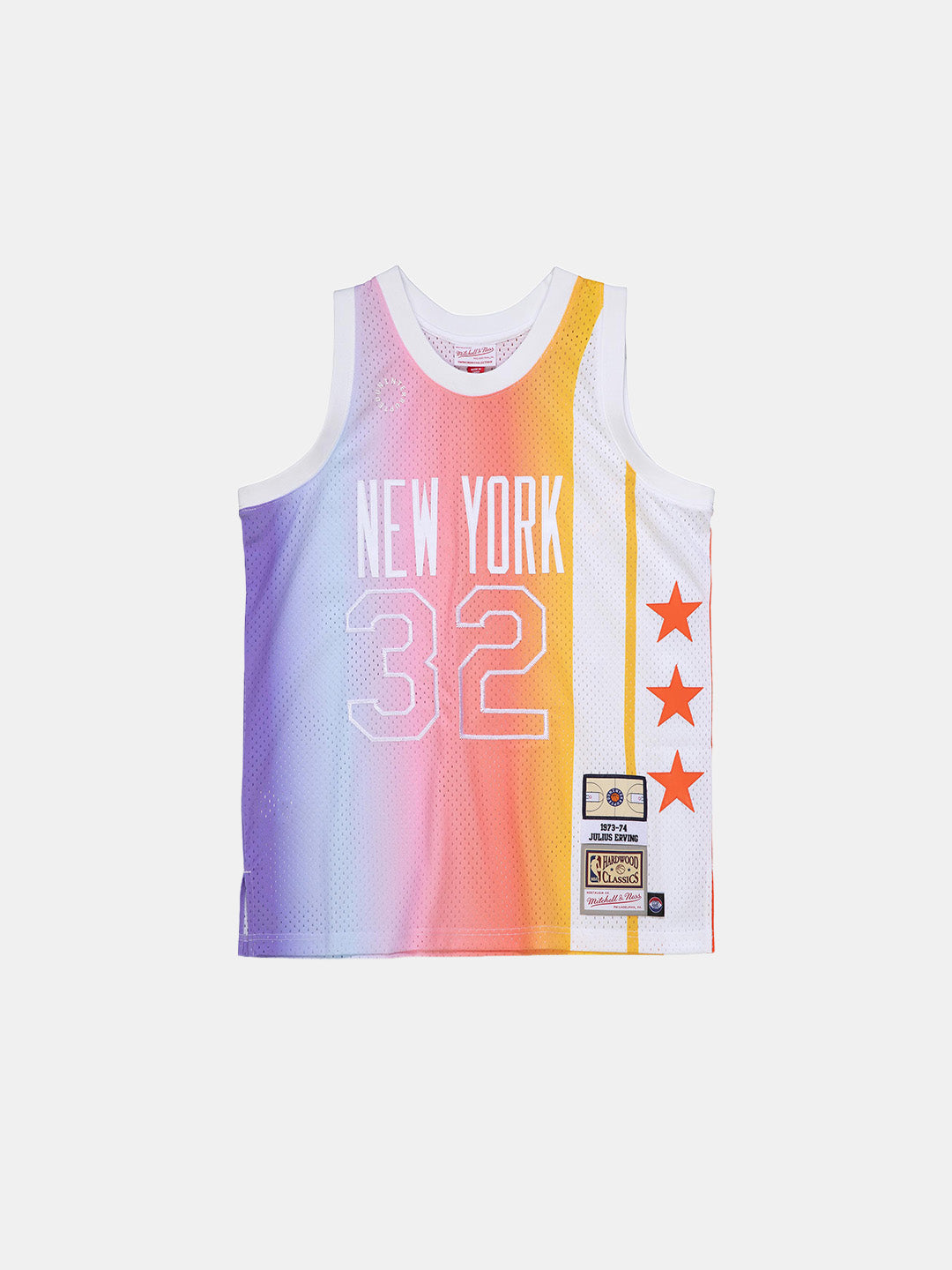 UNINTERRUPTED X Mitchell & Ness Legends Jersey Nets - front of multicolor jersey