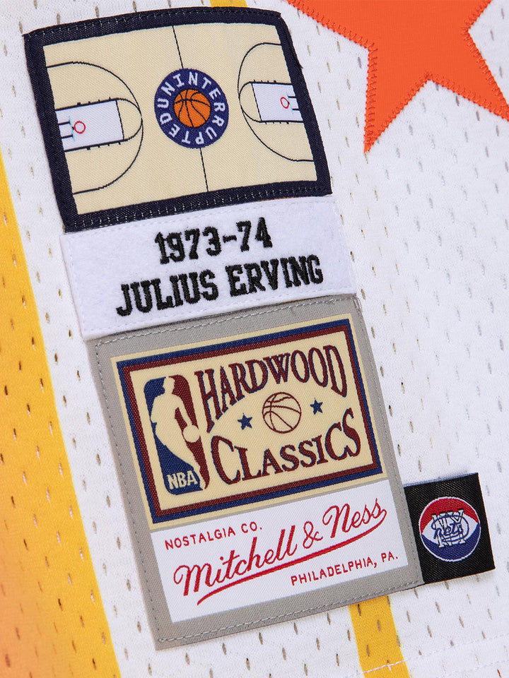 UNINTERRUPTED X Mitchell & Ness Legends Jersey Nets - close up of the emblems