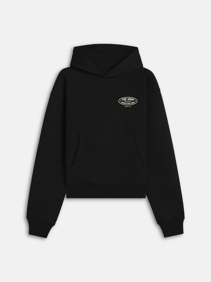 The Shop Crew Hoodie Black - Front