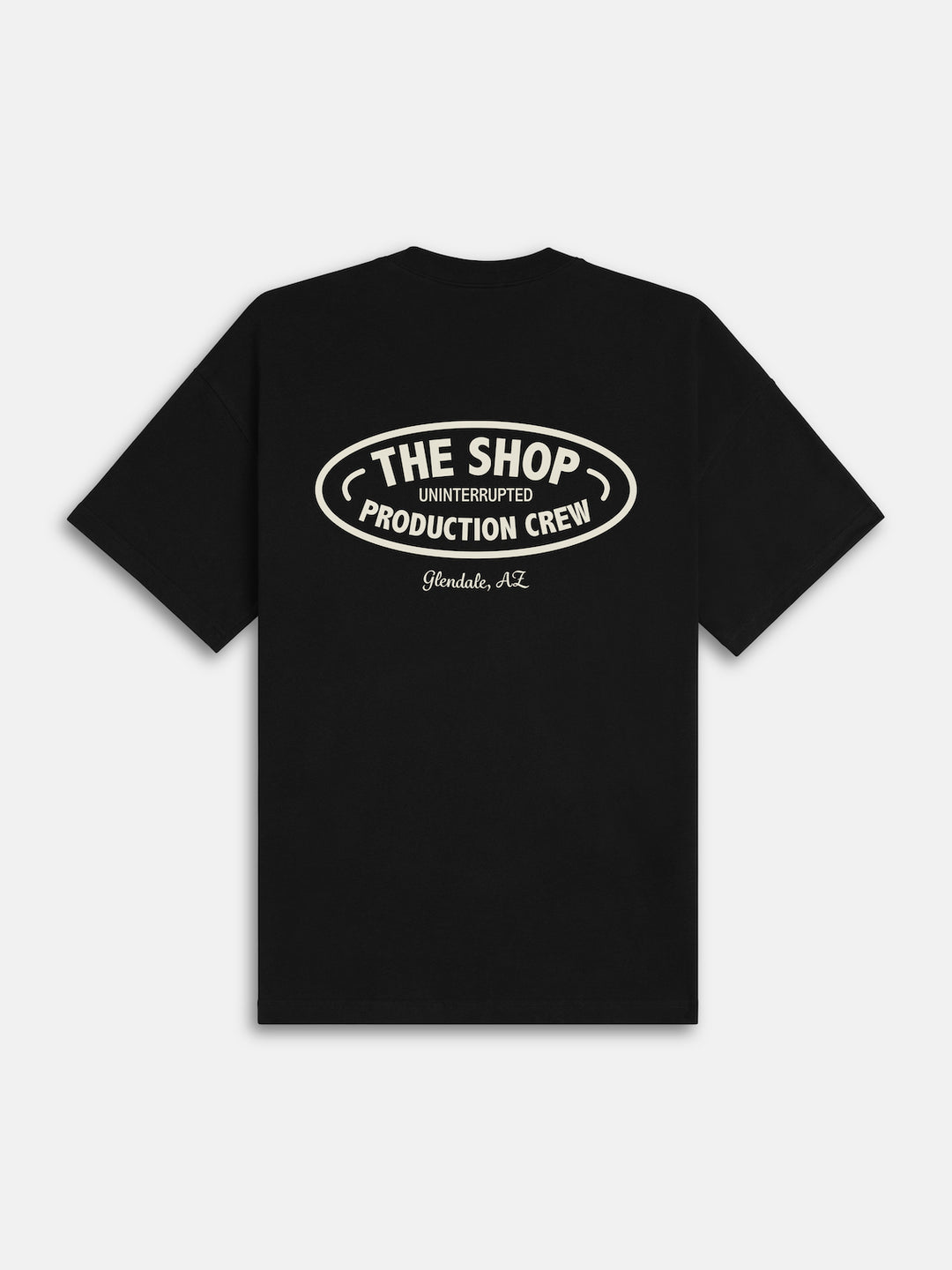 The Shop Crew Tee Black - Back