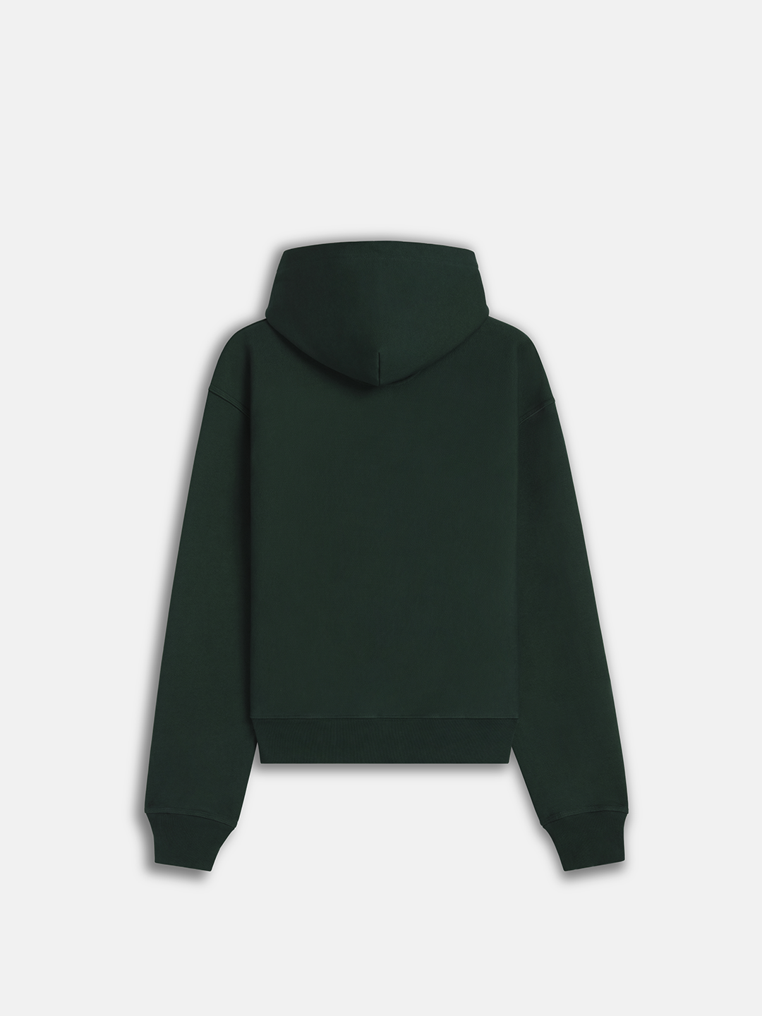 Fundamentals Brushed Fleece Hoodie Forest Green - Back