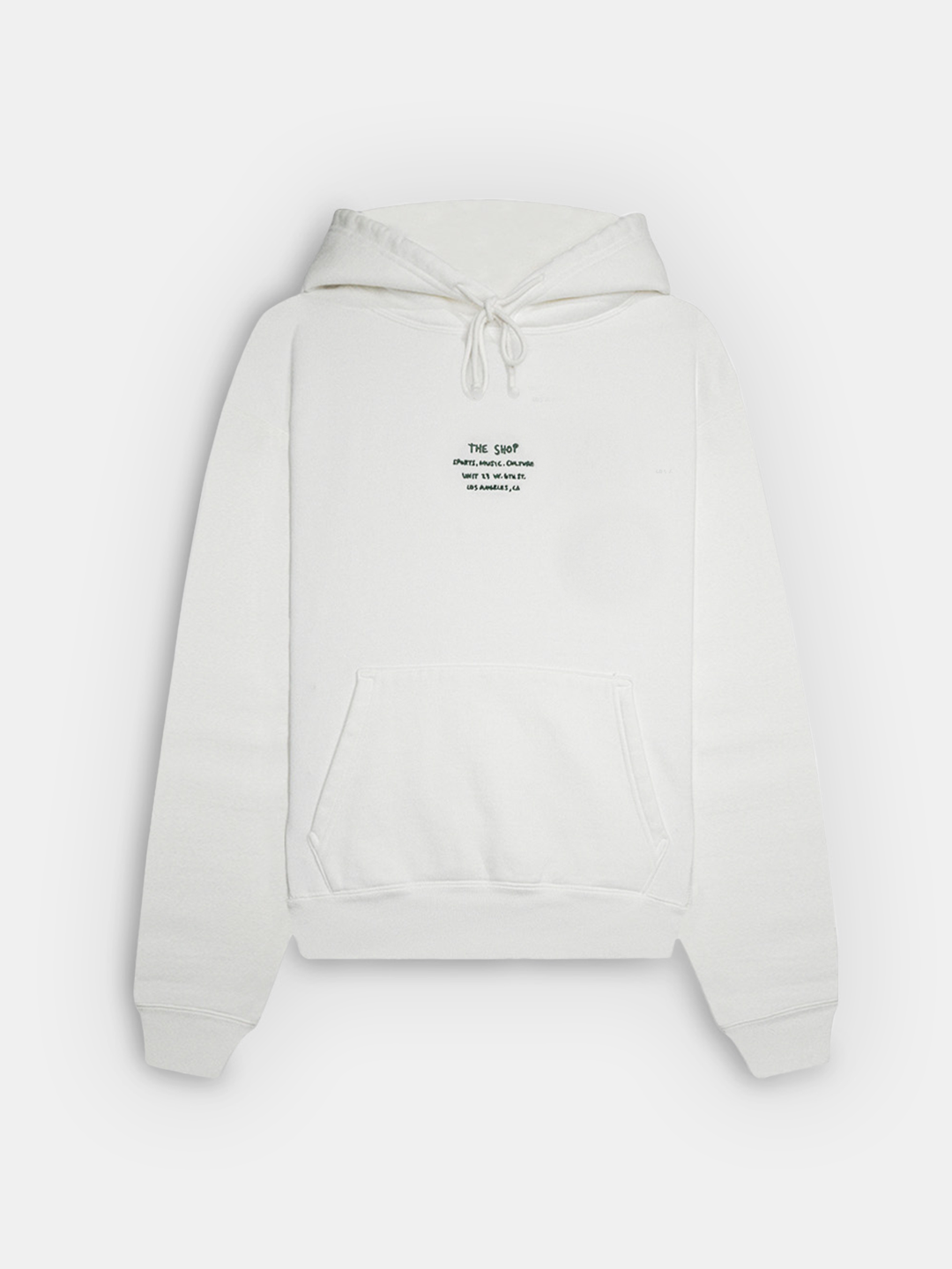 The Shop By Hand Fleece Hoodie Ivory - Front